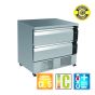 Soubassement double réfrigération 2 tiroirs pour 4X GN1/1, tropicalisé