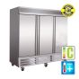 Armoire réfrigérée positive groupe en bas, Style US, 3 portes