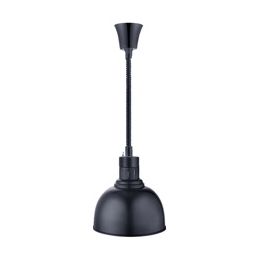 Lampe chauffante Ø25 cm noire