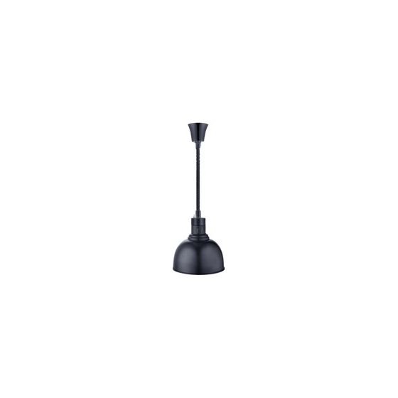 Lampe chauffante Ø25 cm noire