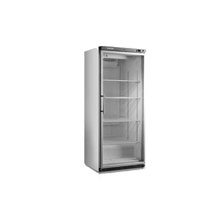 Armoire vitrée réfrigéré blanche snack positive 600 Litres