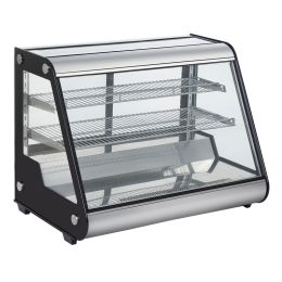 Vitrine réfrigérée inox à poser 160 Litres