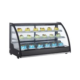 Vitrine réfrigérée inox à poser 201 Litres - v2