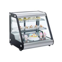 Vitrine réfrigérée inox à poser 130 Litres - v2