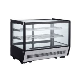 Vitrine réfrigérée à poser vitre droite 160 Litres
