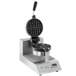 Gaufrier électrique rond rotatif
