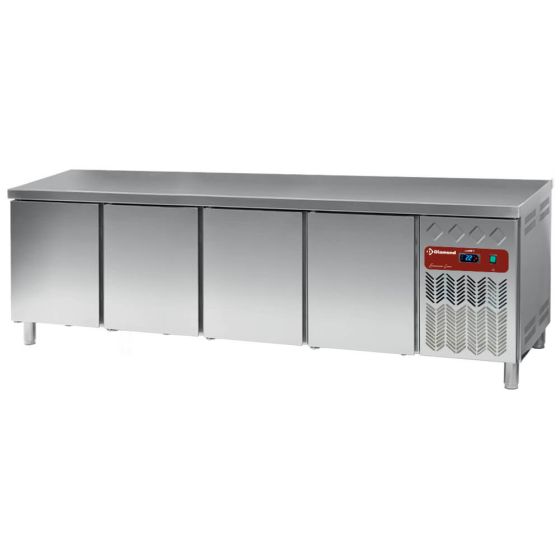 Table réfrigérée, ventilé, 4 portes EN 600x400 (760 L)