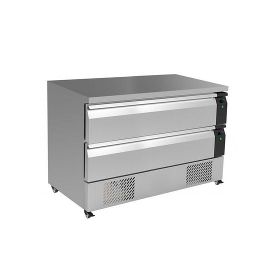 Table réfrigérée/congélateur 2 tiroirs 6x1/1GN