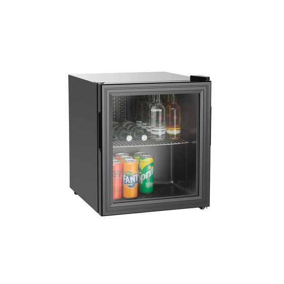 Réfrigérateur avec porte en verre 46L