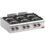 Plaque de cuisson gaz, 6 zones, Diamond
