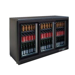 Arrière bar compact 3 portes coulissantes, Ht. 870mm - v2