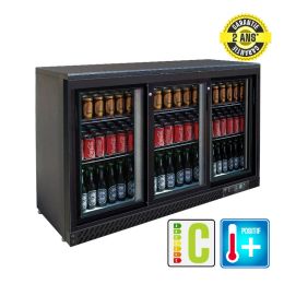 Arrière bar compact 3 portes coulissantes, Ht. 870mm