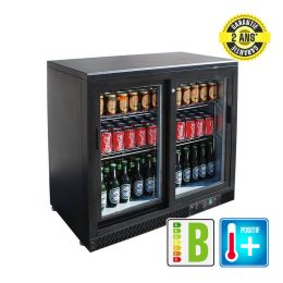 Arrière bar compact 2 portes coulissantes, Ht. 870mm