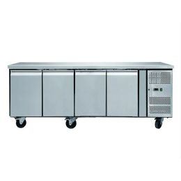 Desserte centrale gastro positive 4 portes - 700 mm