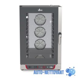 Four mixte compact Campiello 10x600x400mm, commandes digitales, autonettoyant 15,8kW
