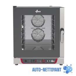 Four mixte compact Campiello 7xGN1/1, commandes digitales, autonettoyant 10,6kW
