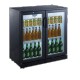 Arrière bar compact 2 portes battantes