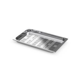 Plat perforée inox GN1/1 en acier inoxydable AISI304 Ht. 40 mm
