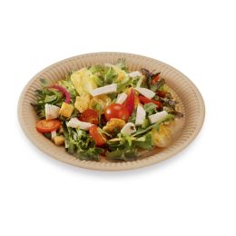 Assiette carton marron, 50 pièces