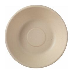 Assiette creuse bagasse, 16cm (50 pièces)
