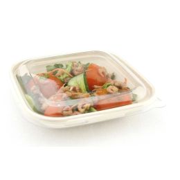 Saladier incliné carré beige, 50cl (50 pièces) - v2