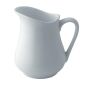 Pot à lait ovale blanc porcelaine 12cl diam. 5,6 cm
