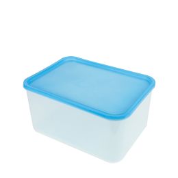 Boite hermétique translucide + couvercle, Bleu, Gilac