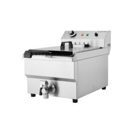 Friteuse électrique à poser 10 Litres avec vanne vidange Cuistance