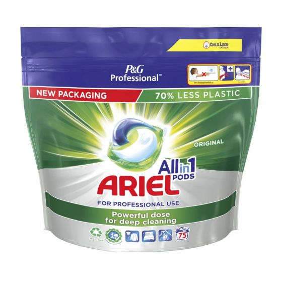 Lessive liquide 75 pods 3 en1 Ariel