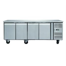 Desserte centrale snack 4 portesProf. 600 mm, Pro Inox