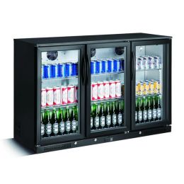 Arrière bar compact 3 portes battantes, Pro Inox