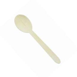 Petite cuillère beige 14 cm (100 pièces)