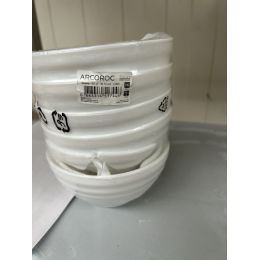 Bol empilable rond blanc verre 50 cl Stairo(4p.) - v2