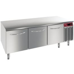 Soubassement réfrigéré positif, 3 tiroirs GN1/1, tropicalisé