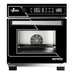 Four à convection cuisson rapide avec kit Panini Noir Spriz