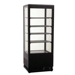 Mini vitrine réfrigérée à poser noire 98 Litres