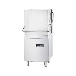 Lave vaisselle à capot 50x50cm avec doseur de produit de lavage et de rinçage, Pro Inox