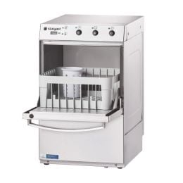 Lave-verres panier 35x35 cm avec doseur de produit de rinçage et de lavage, Pro Inox - v2