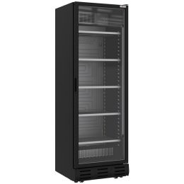 Vitrine réfrigérée positive ventilée, 380 Lit, noire