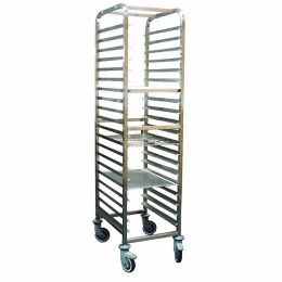 Chariot échelle inox GN2/1 20 Niveaux Ht1838mm, L2G