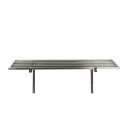 Etagère ajourée murale inox Prof.400 1400x400mm