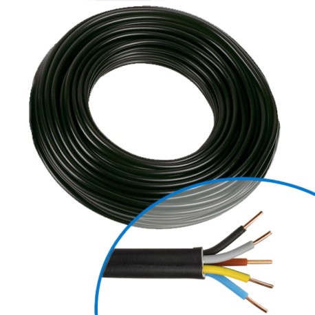 Cable d'alimentation triphasé