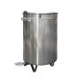 Poubelle inox à pédale 95 L