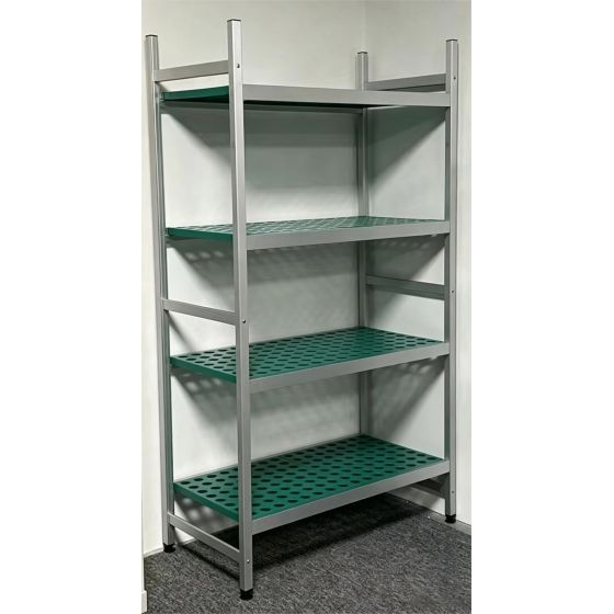Rayonnage pour chambre froide 4 niveaux 1539x400xH1800mm - v2