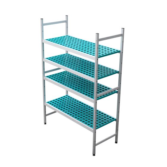 Rayonnage pour chambre froide 4 niveaux 1423x400xH1800mm