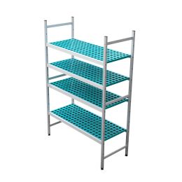Rayonnage pour chambre froide 4 niveaux 1311x400xH1800mm