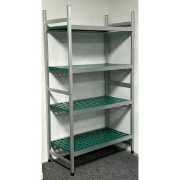 Rayonnage pour chambre froide 4 niveaux 1311x400xH1800mm - v2
