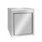 Meuble bas porte battante 800 x 600 x 850 mm en inox - central