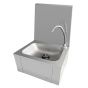 Lave-mains Inox avec dosseret