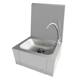 Lave-mains Inox avec dosseret